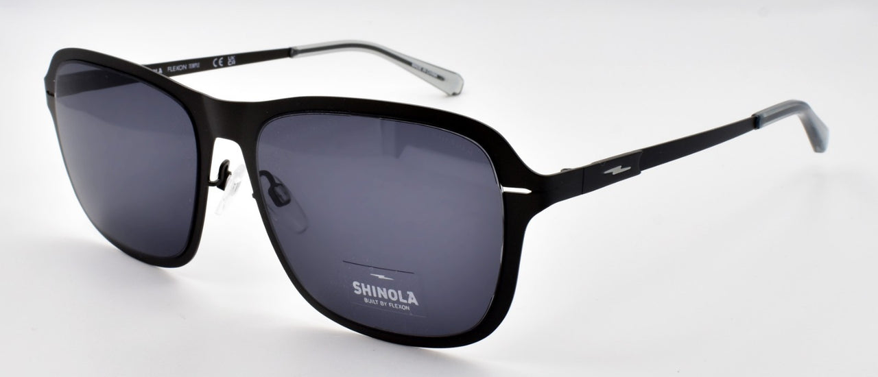 Shinola by Flexon SH3101S 070 Men's Sunglasses 57-17-145 Satin Gunmetal / Gray