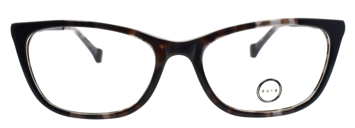 Aura Eyewear Avalon Park Women's Eyeglasses Frames 53-17-140 Gray Tortoise