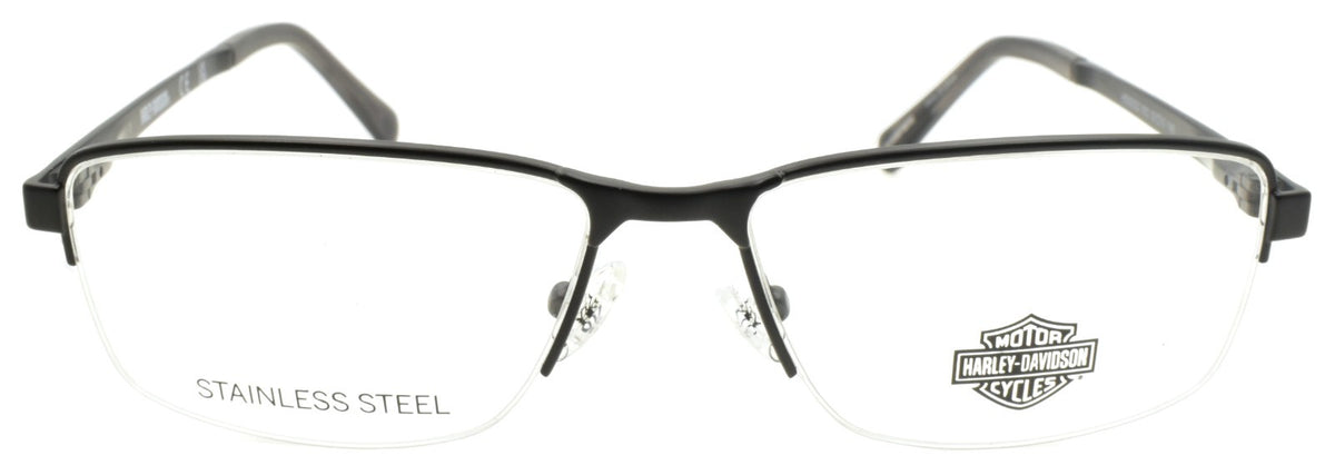 Harley Davidson HD50032 002 Men's Eyeglasses Half-rim 53-15-145 Matte Black