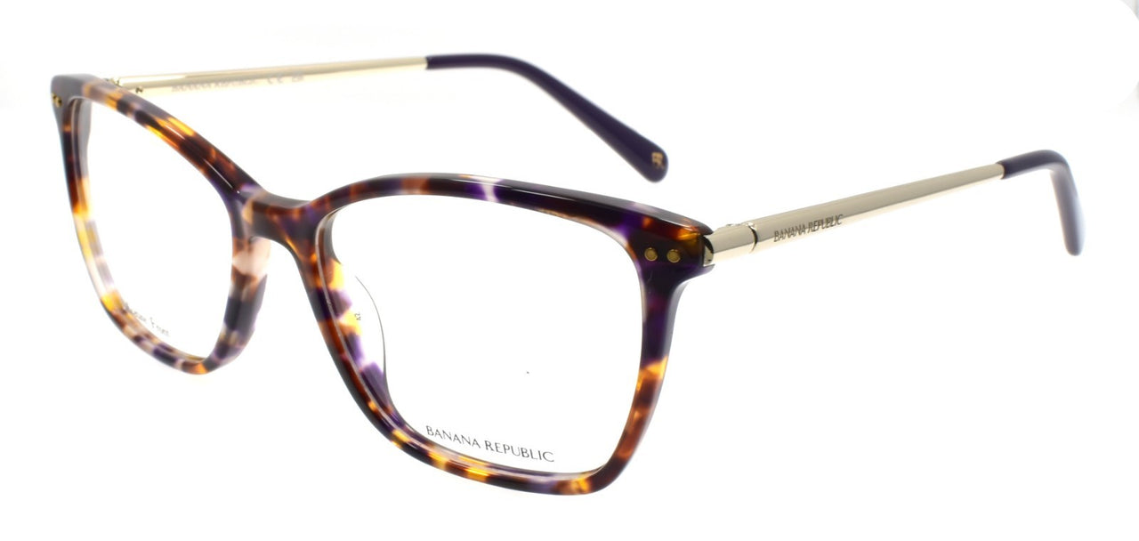 Banana Republic BR228 DEX Women's Glasses Frames 52-16-135 Brown Violet Havana0