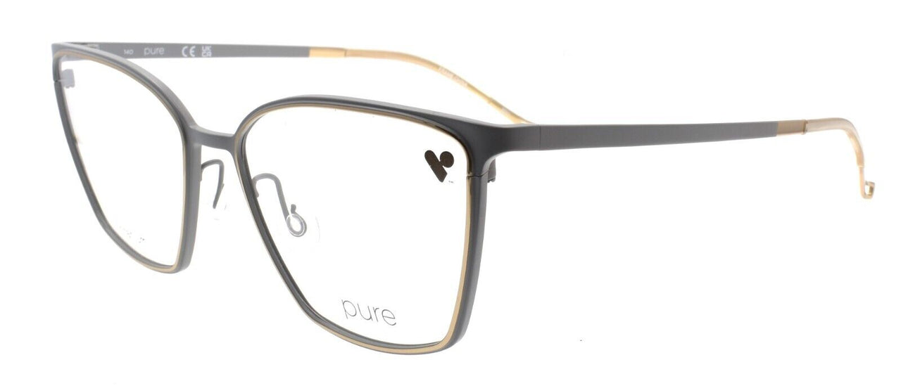 Airlock Pure P-5011 020 Women's Glasses Cat-Eye Titanium 54-16-140 Matte Grey