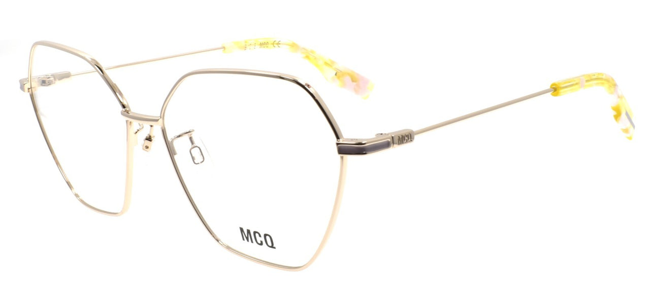 McQ Alexander McQueen MQ0352O 002 Women's Eyeglasses Frames 56-14-140 Gold
