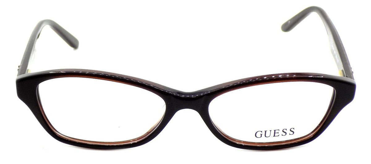 GUESS GU2417 BRN Women's Plastic Eyeglasses Frames 52-15-135 Brown