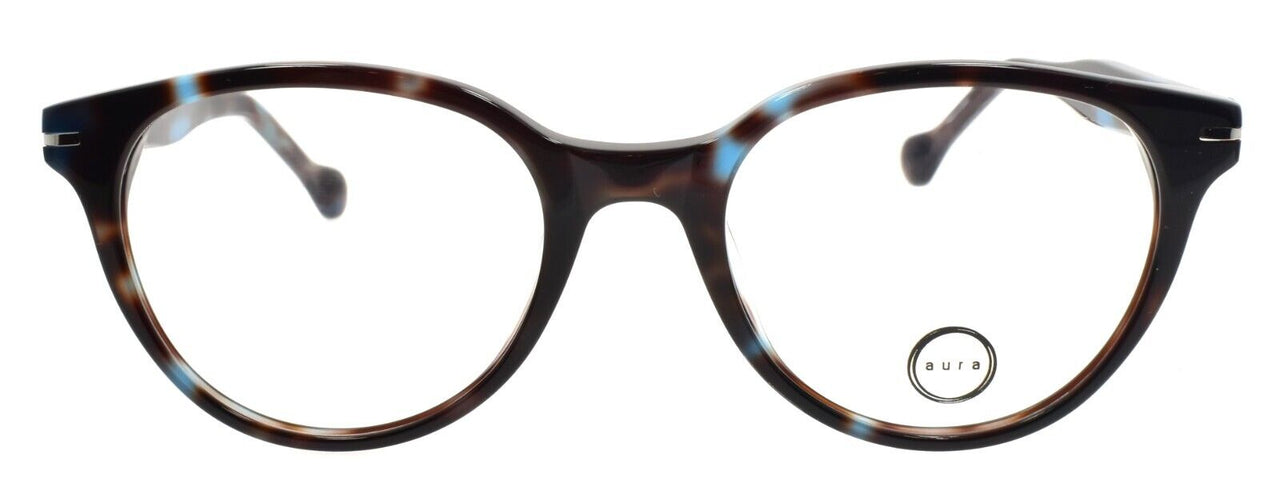 Aura Eyewear Uptown Eyeglasses Frames 50-19-140 Tortoise Blue