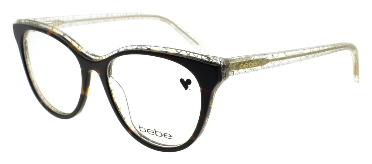 Bebe BB5189 240 Women's Eyeglasses Frames 55-17-135 Tortoise / Gold Sparkles