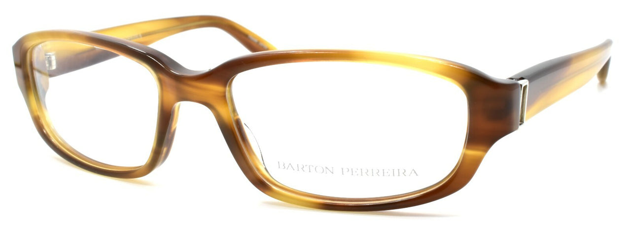 Barton Perreira Accomplice UMT Unisex Eyeglasses Frames 55-17-136 Umber Tortoise