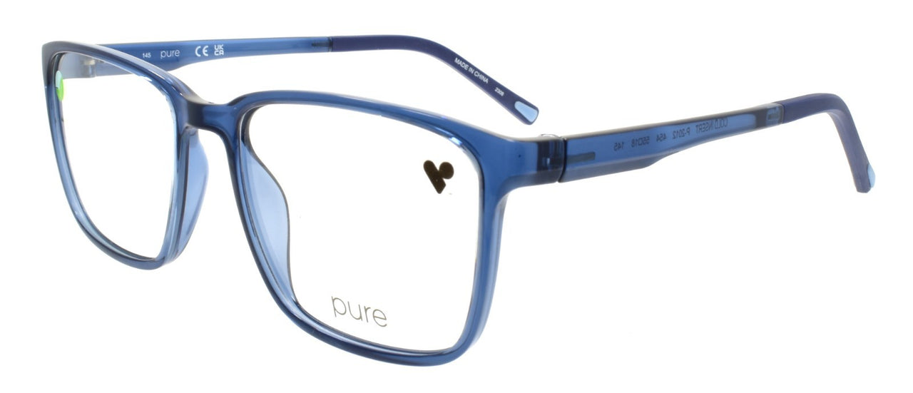 Airlock P-2012 454 Pure Men's Eyeglasses Frames 55-18-145 Crystal Blue