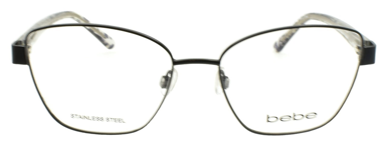 Bebe BB5209 001 Women's Eyeglasses Frames 52-16-135 Jet Black / Sparkles