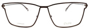 Airlock Pure 4000 210 Men's Eyeglasses Frames Titanium 58-17-140 Brown1