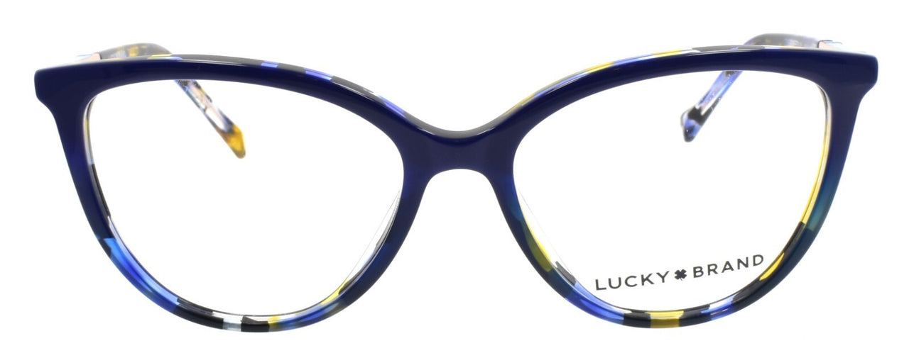 LUCKY BRAND D226 Women's Eyeglasses Frames Cat-Eye 52-16-135 Blue