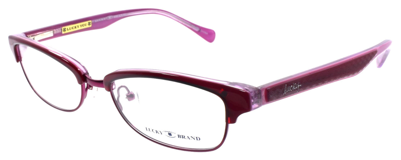 LUCKY BRAND Zuma Women's Eyeglasses Frames 51-17-135 Red