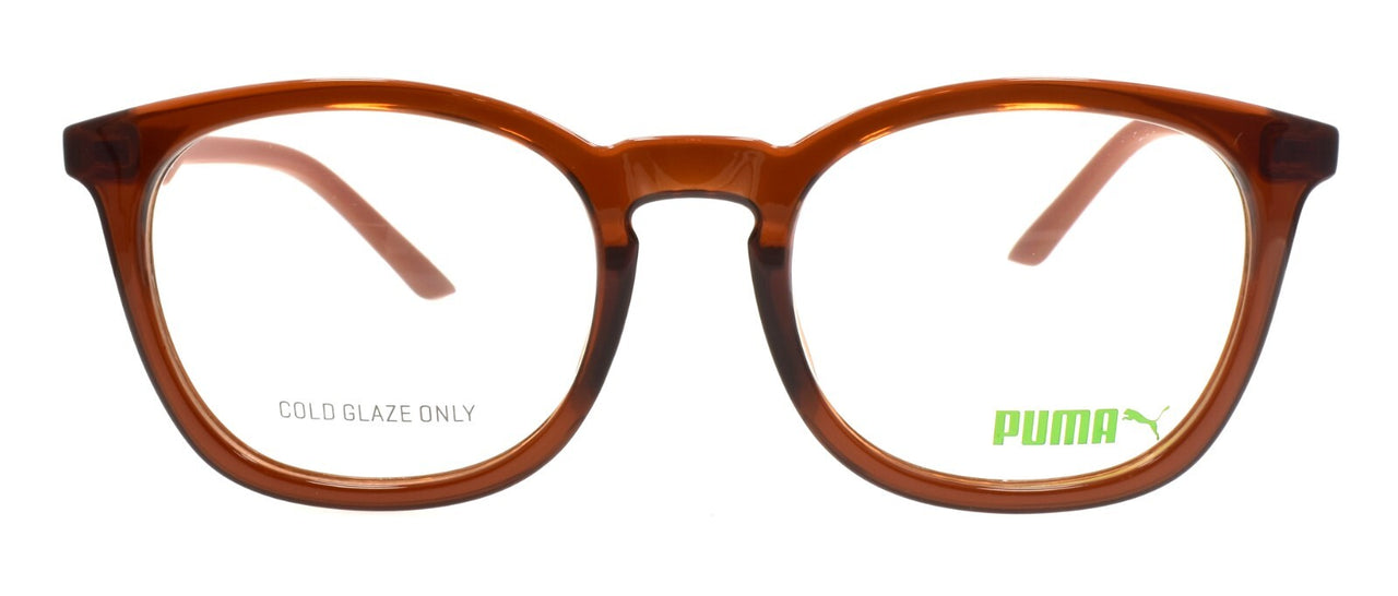 PUMA PU0389O 004 Eyeglasses Frames 52-20-140 Brown