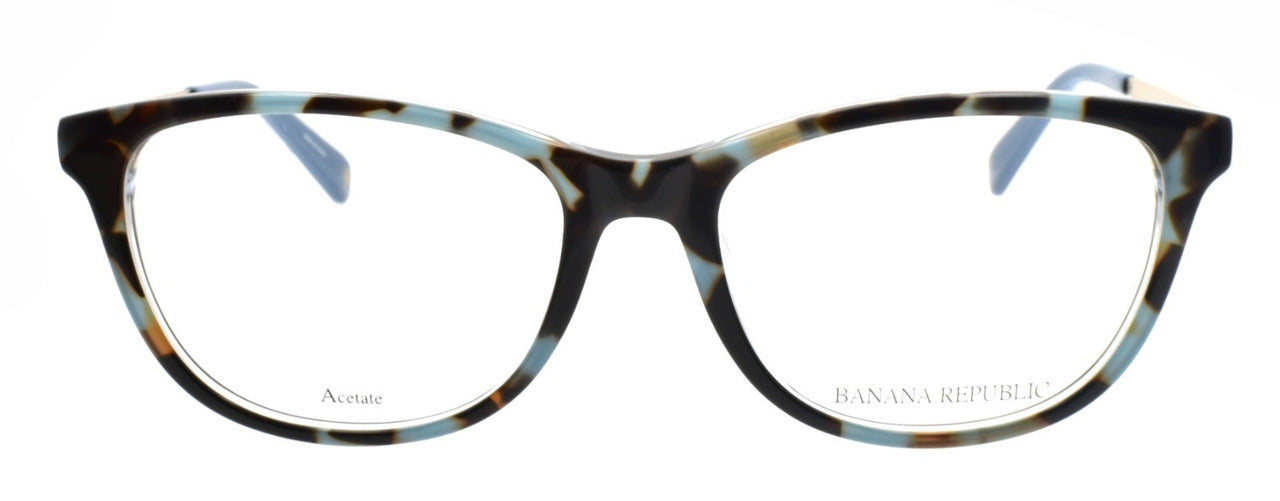 Banana Republic BR221 X8Q Women's Eyeglasses Frames 52-16-140 Brown Blue Havana1