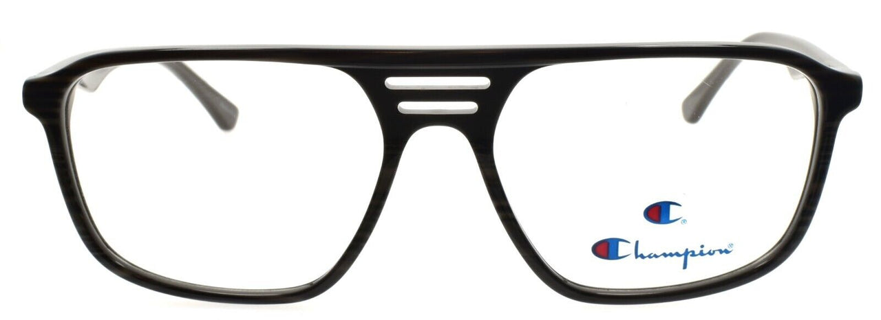 Champion Kazuki C04 Men's Eyeglasses Frames Large 57-17-150 Grey Horn