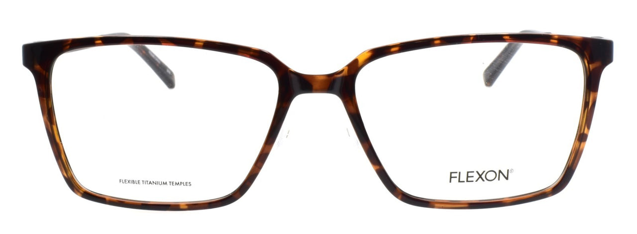 Flexon EP8010 242 Men's Eyeglasses Dark Tortoise 54-16-145 Titanium Temples