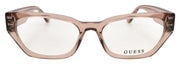 GUESS GU2967 057 Women's Eyeglasses Frames Cat Eye 51-16-145 Beige Crystal1