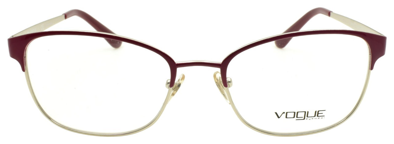 Vogue VO 4072 5055 Women's Eyeglasses Frames 52-18-140 Dark Red / Silver