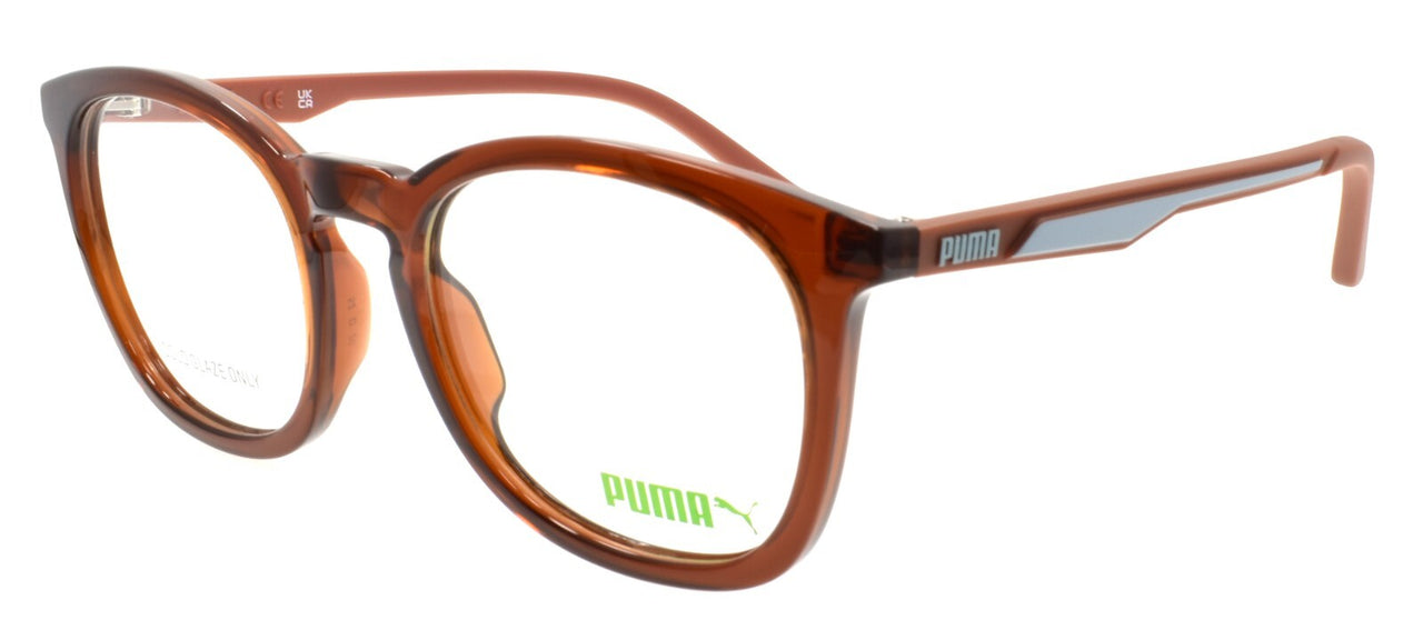 PUMA PU0389O 004 Eyeglasses Frames 52-20-140 Brown