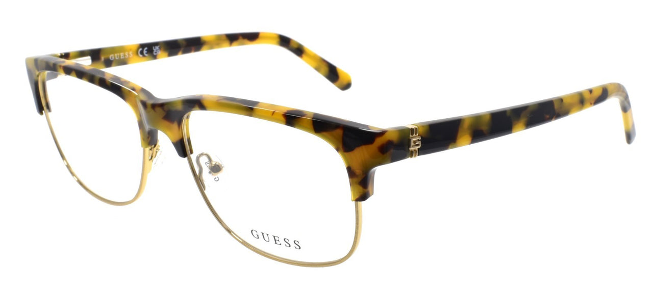 GUESS GU50081 053 Men's Eyeglasses Frames 55-17-145 Blonde Havana