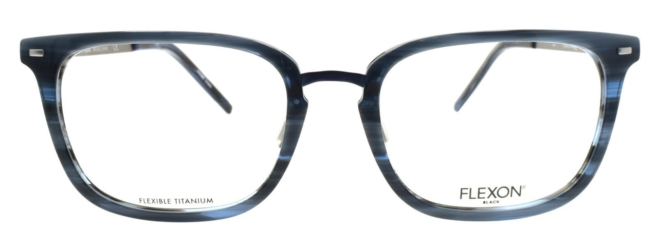 Flexon B2020 441 Men's Eyeglasses Blue Horn 55-20-145 Flexible Titanium