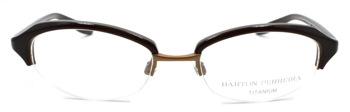 Barton Perreira Sylvia Women's Eyeglasses Frames 49-18-135 Cask / Dune