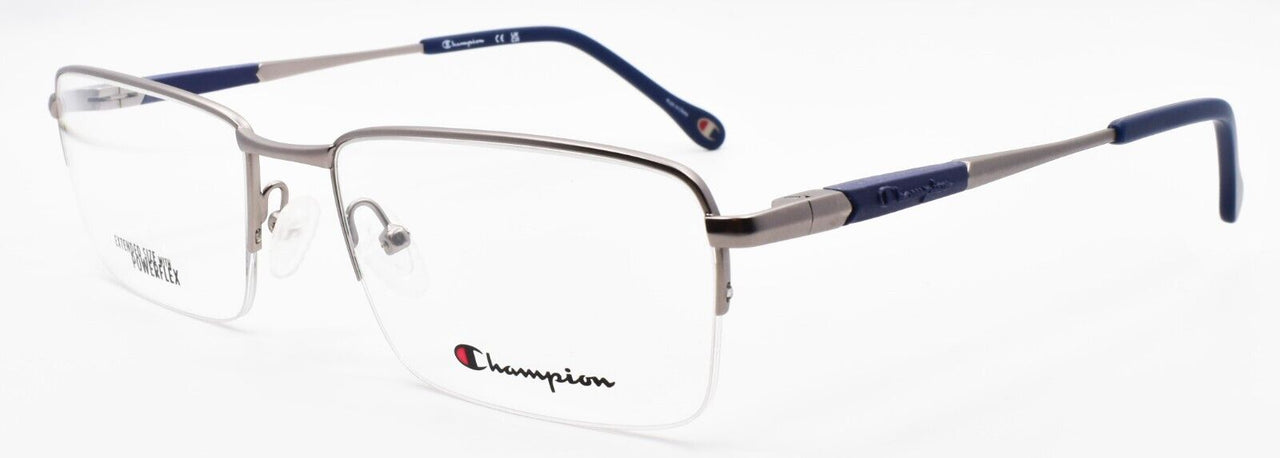 Champion CU4012 C02 Men's Glasses Titanium Half-rim Large 59-20-150 Gunmetal