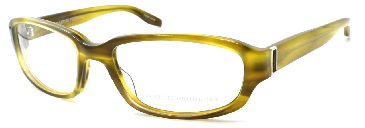 Barton Perreira Accomplice SOT Unisex Eyeglasses Frames 55-17-136 Olive Tortoise
