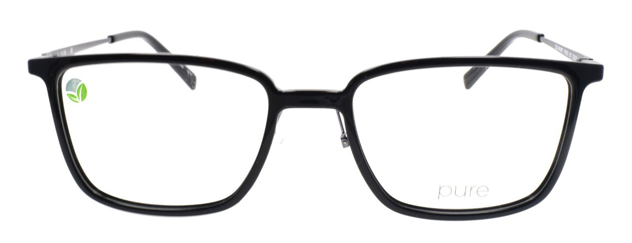 Airlock P-2010 001 Pure Men's Eyeglasses Frames 53-18-145 Black