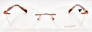 Airlock Charmed 200 770 Women's Eyeglasses Frames Rimless 52-18-140 Rose Gold1
