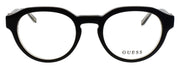 GUESS GU50083 005 Men's Eyeglasses Frames Acetate 50-21-150 Black / Crystal1