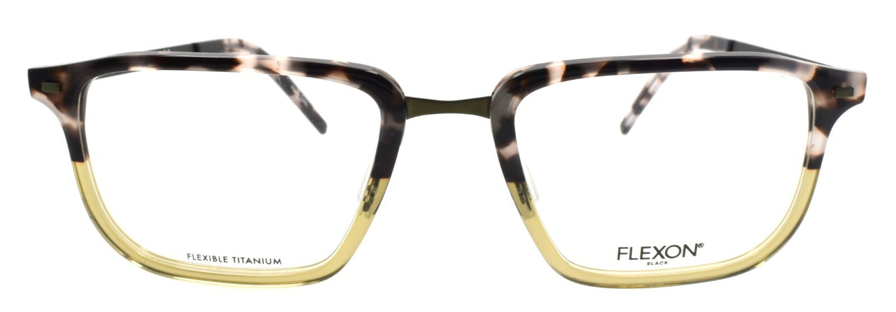 Flexon B2037 340 Men's Eyeglasses Olive Tortoise 55-22-145 Flexible Titanium