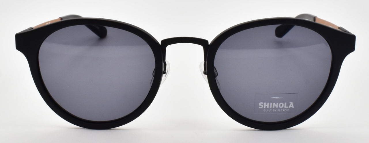 Shinola by Flexon SH3700S 001 Sunglasses 50-22-145 Matte Black / Gray