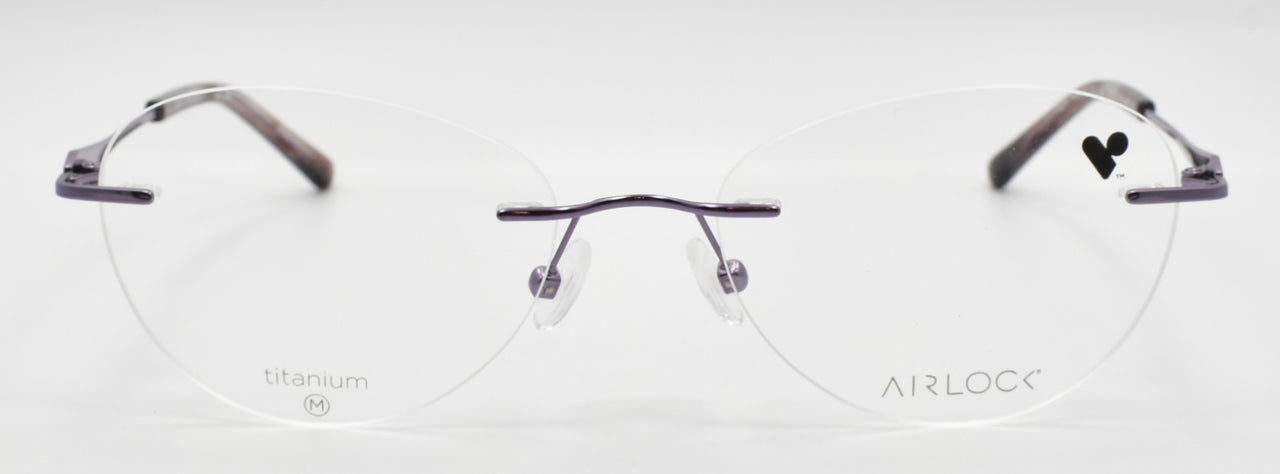 Airlock Patina 203 532 Women's Eyeglasses Frames Rimless 53-18-140 Lilac