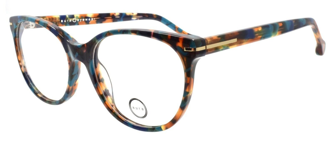 Aura Eyewear Gold Coast Women's Eyeglasses Frames 54-17-140 Turquoise Tortoise