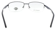 Harley Davidson HD50063 091 Men's Eyeglasses Half-rim 57-18-145 Matte Blue3