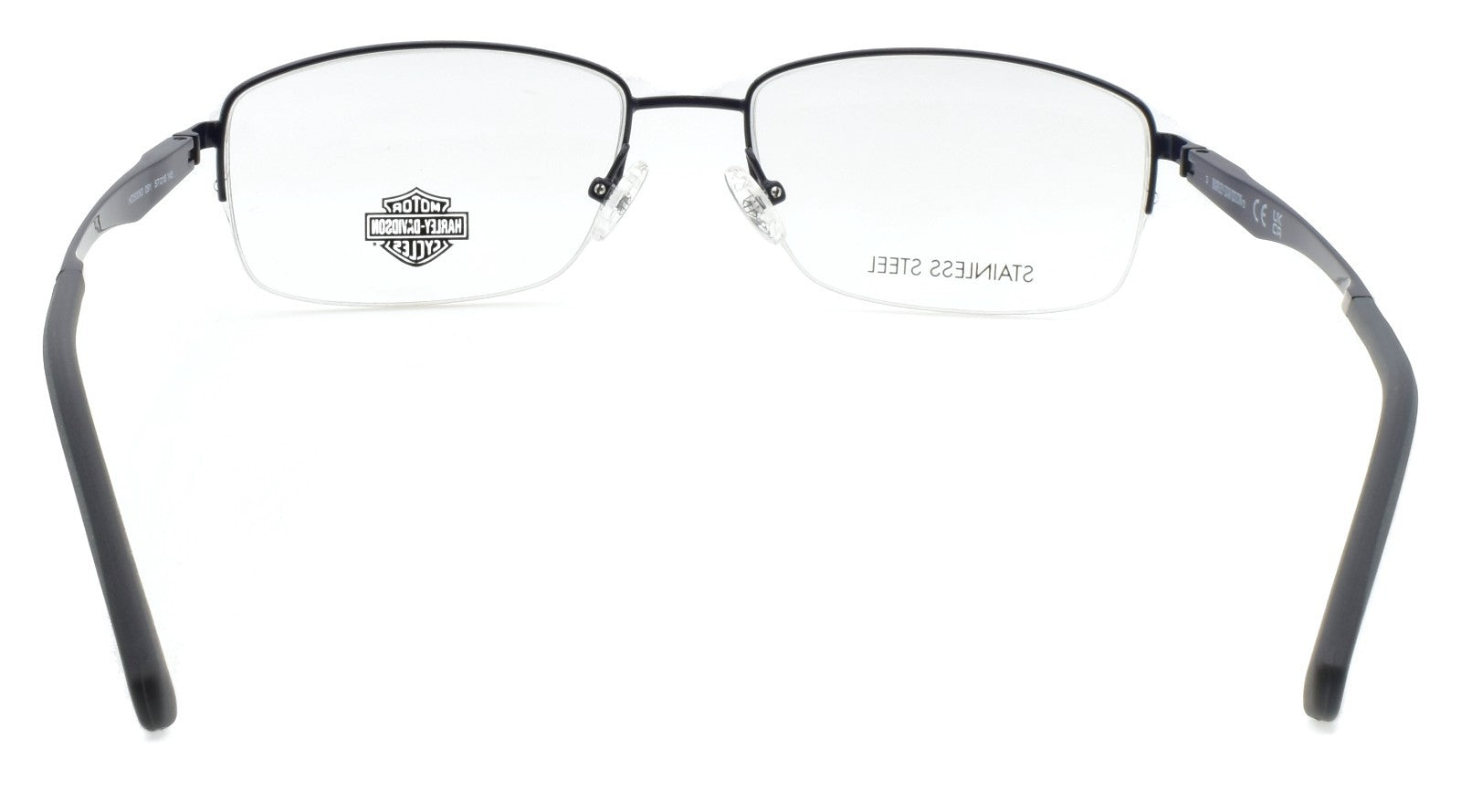 Harley Davidson HD50063 091 Men's Eyeglasses Half-rim 57-18-145 Matte Blue3