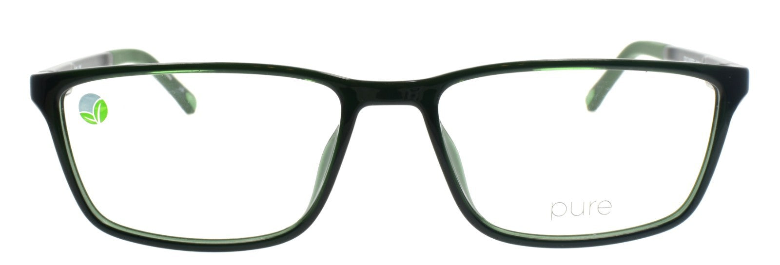 Airlock P-2013 334 Pure Men's Eyeglasses Frames 56-17-145 Crystal Green1