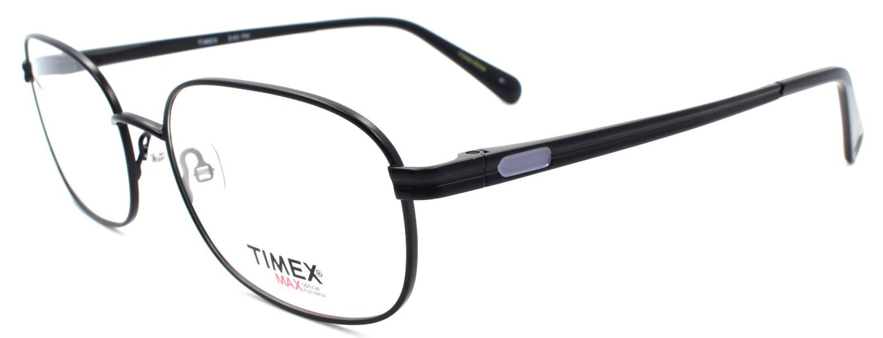 Timex 3:43 PM Men's Eyeglasses Frames Titanium 56-18-145 Black