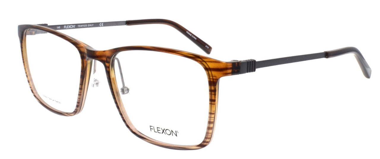 Flexon EP8011 215 Men's Glasses Brown Grey Gradient 53-18-145 Titanium Arms