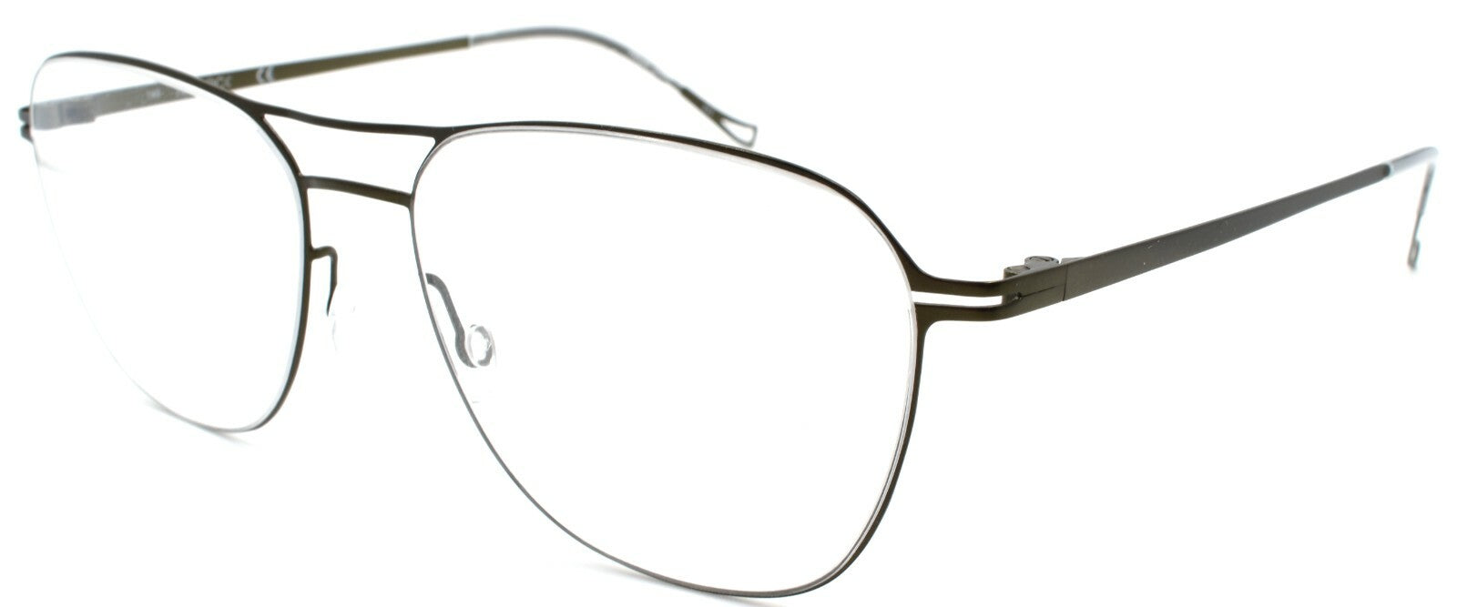 Airlock Pure 4002 301 Men's Eyeglasses Frames Pilot Titanium 55-17-145 Olive0