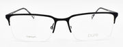 Airlock Pure P-4007 002 Men's Eyeglasses Half-rim Titanium 55-17-140 Matte Black1