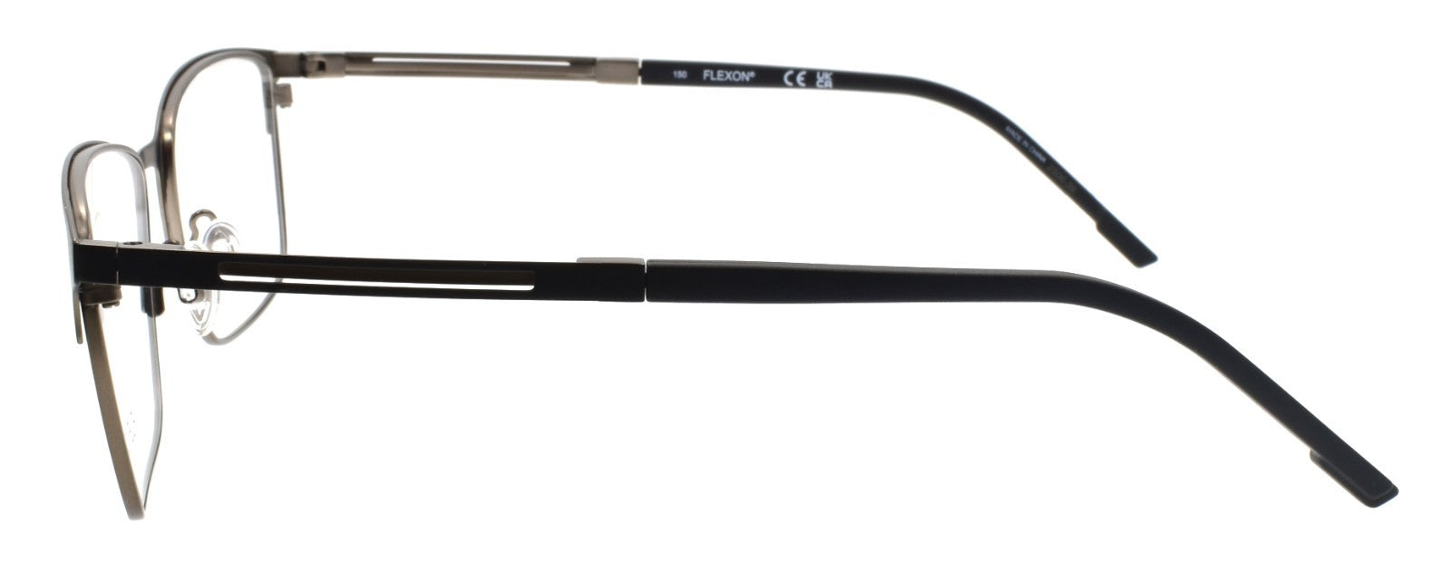 Flexon E1160 002 XL Men's Eyeglasses Matte Black 5718150 Flexible Titanium2