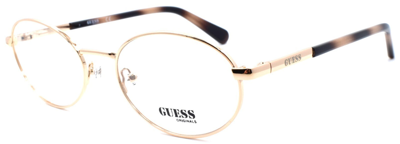 GUESS GU8239 032 Eyeglasses Frames Oval 55-19-140 Pale Gold