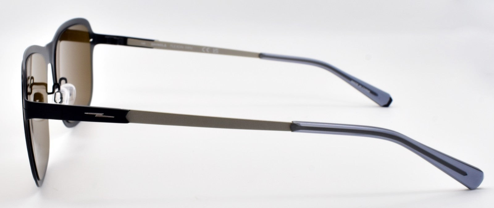 Shinola by Flexon SH3101S 424 Men's Sunglasses 57-17-145 Satin Iron Blue Silver2