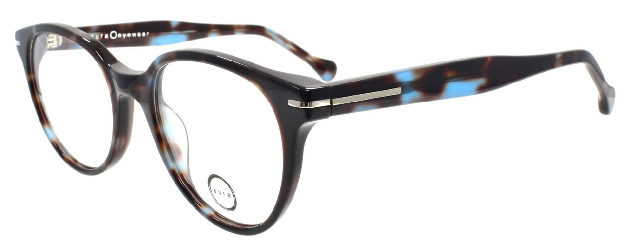 Aura Eyewear Uptown Eyeglasses Frames Acetate 50-19-140 Tortoise Blue