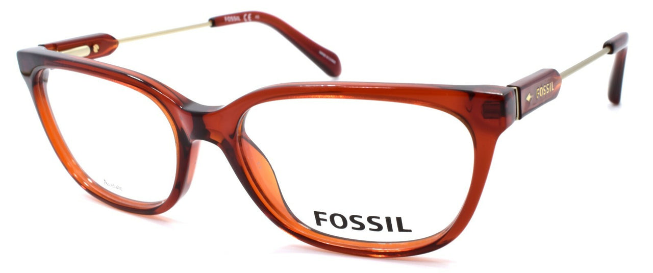 Fossil FOS 6077 RWL Women's Eyeglasses Frames 52-16-135 Burgundy