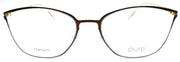Airlock 5002 210 Women's Eyeglasses Frames Titanium 52-17-140 Brown1