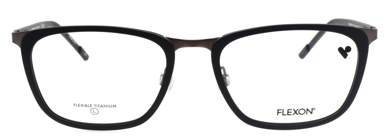 Flexon E1139 004 L Men's Glasses Frames Matte Black 54-19-145 Flexible Titanium