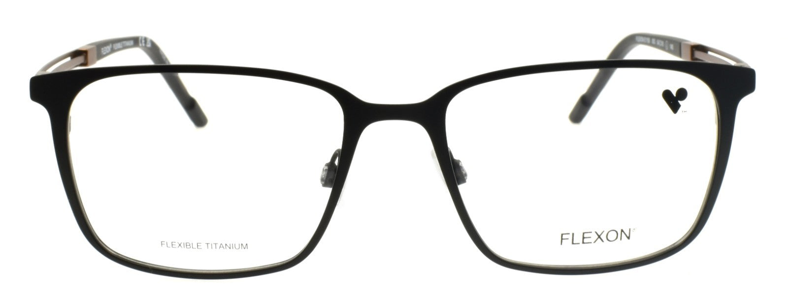Flexon E1159 003 L Men's Eyeglasses Matte Black 5418145 Flexible Titanium1