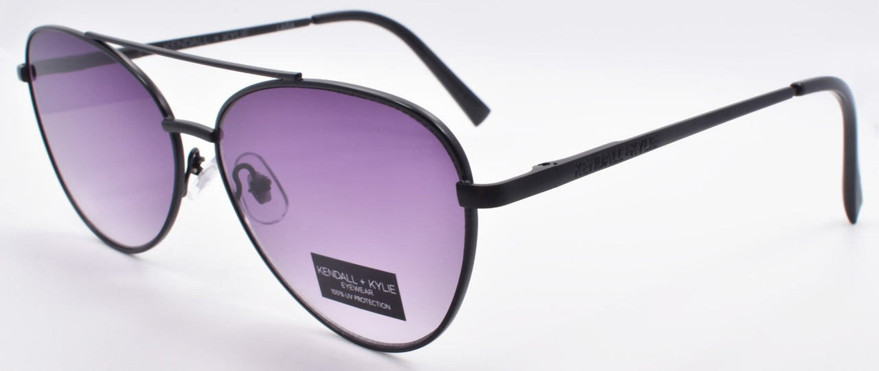Kendall + Kylie Lara KK4079CE 002 Women's Sunglasses Aviator Black / Smoke